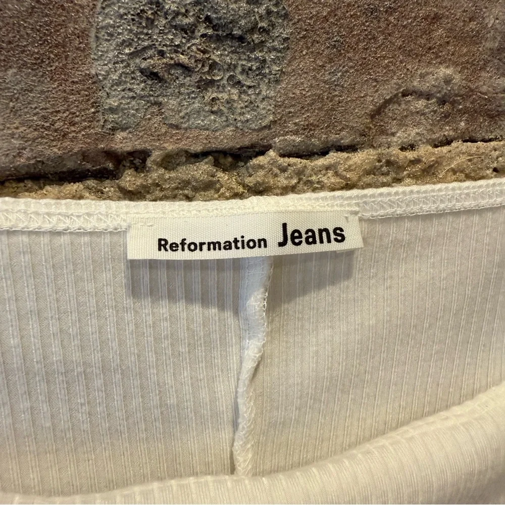 White Reformation Bodysuit - Picture 2 of 4